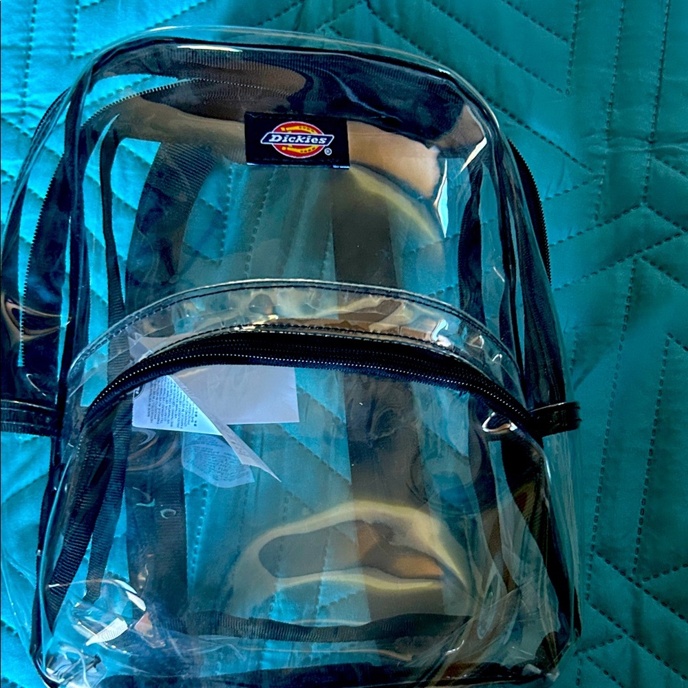 Dickies Transparent Backpack With Black Accents - image 1